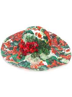Dolce & Gabbana шляпа с цветочным принтом
