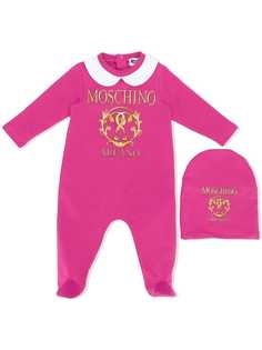 Moschino Kids ромпер с логотипом