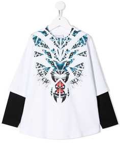 Marcelo Burlon County Of Milan Kids футболка с графичным принтом