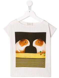 Gucci Kids футболка Guinea Pigs