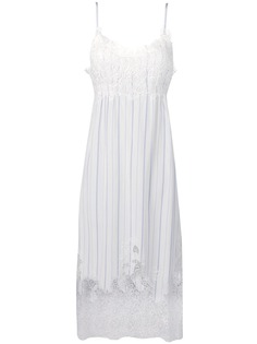 Ermanno Scervino платье миди с кружевными вставками