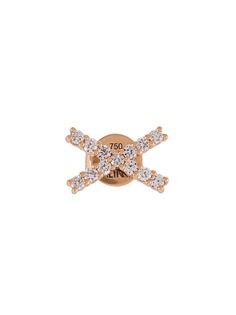 ALINKA серьги-гвоздики Katia из розового золота с бриллиантами