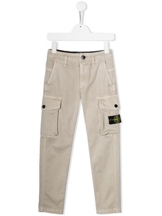 Stone Island Junior прямые брюки карго