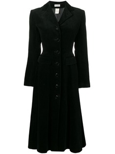 Alaïa Pre-Owned бархатное пальто
