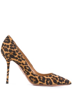 Aquazzura леопардовые туфли-лодочки