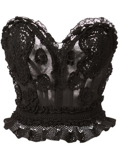 Dolce & Gabbana кружевной топ-бюстье
