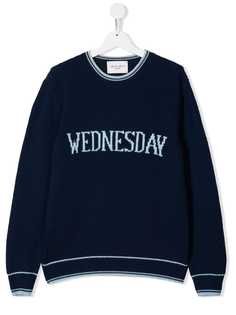 Alberta Ferretti Kids трикотажный свитер Wednesday