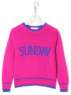 Alberta Ferretti Kids трикотажный свитер Sunday