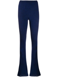 MRZ knitted flared trousers