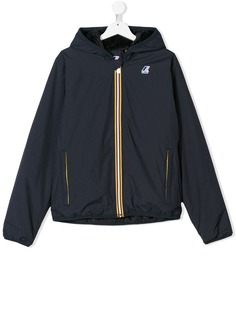 K Way Kids толстовка на молнии с контрастной отделкой и логотипом