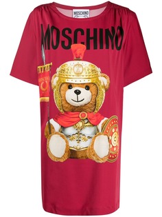 Moschino платье-футболка Teddy Bear