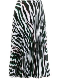 Vivetta юбка с анималистичным принтом