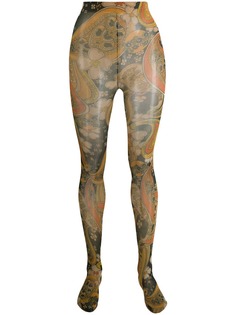 Richard Quinn paisley print tights