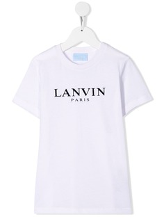 Lanvin Enfant футболка с логотипом