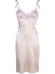 Cynthia Rowley платье-комбинация Kat с кружевной отделкой