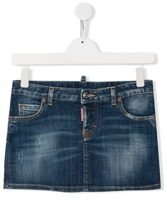 Dsquared2 Kids джинсовая юбка мини