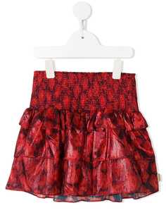 The Marc Jacobs Kids юбка с оборками и принтом