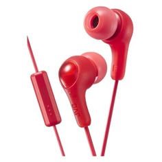 Наушники с микрофоном JVC HA-FX7M, 3.5 мм, вкладыши, красный [ha-fx7m-r-e]