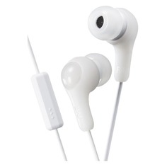 Наушники с микрофоном JVC HA-FX7M, 3.5 мм, вкладыши, белый [ha-fx7m-w-e]