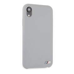 Чехол (клип-кейс) BMW Signature, для Apple iPhone XR, серый [bmhci61msilgr] Noname