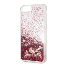 Чехол (клип-кейс) Guess Glitter Raspberry, для Apple iPhone 7 Plus/8 Plus, малиновый [guhci8lglhflra] Noname