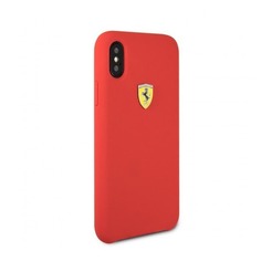 Чехол (клип-кейс) Ferrari, для Apple iPhone X/XS, красный [fessihcpxre] Noname