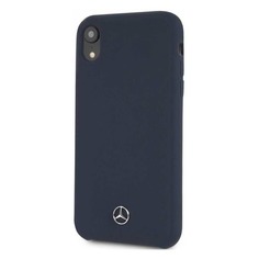 Чехол (клип-кейс) Mercedes Silicone Line, для Apple iPhone XR, темно-синий [mehci61silna] Noname