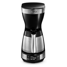 Кофеварка DELONGHI ICM16731, капельная, черный / нержавеющая сталь [0132301134] Delonghi