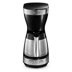Кофеварка DELONGHI ICM16710, капельная, черный / нержавеющая сталь [0132301133] Delonghi