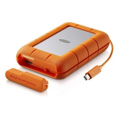 Внешний жесткий диск LACIE Rugged RAID STFA4000400, 4Тб, оранжевый