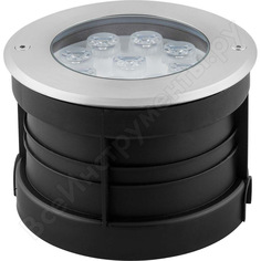 Светодиодный тротуарный грунтовый светильник 9w rgb 230v ip67 feron sp4113 32020