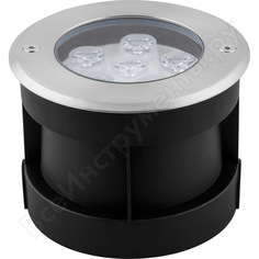 Светодиодный тротуарный грунтовый светильник 6w rgb 230v ip67 feron sp4112 32017