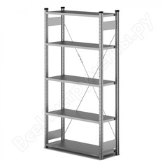 Стеллаж 5 полок, 1000х600х2000 klesto мe205-610 908581
