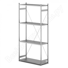 Стеллаж 4 полки, 1000х400х1800 klesto se184-410 908571