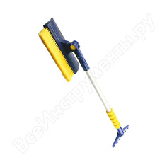 Телескопическая щетка с поворотной головкой 76-110 см goodyear wb-08 gy000208