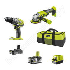 Набор инструментов ryobi one+ r18ddag-252s 5133003819