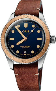Швейцарские мужские часы в коллекции Divers Мужские часы Oris 733-7707-43-55LS