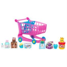 Набор игровой для девочек Набор игровой Moose Shopkins Тележка для покупок