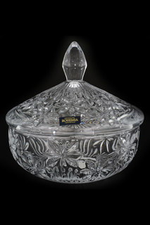 Конфетница с крышкой, 15 см Crystalite Bohemia