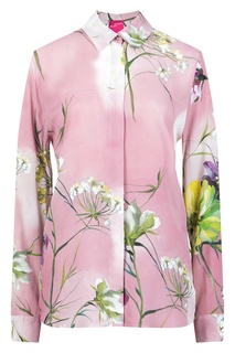 Розовый костюм из вискозы Blumarine