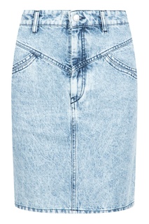 Джинсовая юбка прямого кроя Isabel Marant