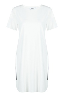 Белое платье с контрастными полосками Blugirl