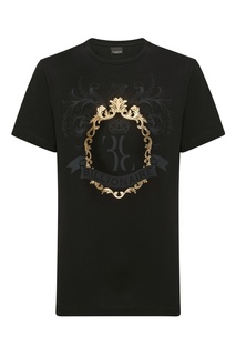 Черная футболка с декором Billionaire