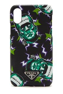 Чехол для iPhone из сафьяновой кожи Prada