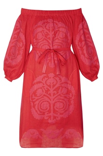 Красно-розовое платье Palladium Vita Kin