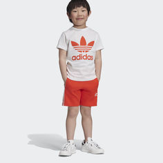 Комплект: футболка и шорты Trefoil adidas Originals