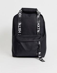 Черный рюкзак с фирменной лентой HXTN Supply - Черный