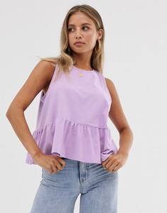 Свободный топ ASOS DESIGN - Фиолетовый