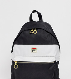 Рюкзак с логотипом и монохромной полосой Fila - Cally - Черный