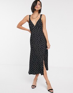 Свободное платье миди с принтом ASOS DESIGN - Мульти